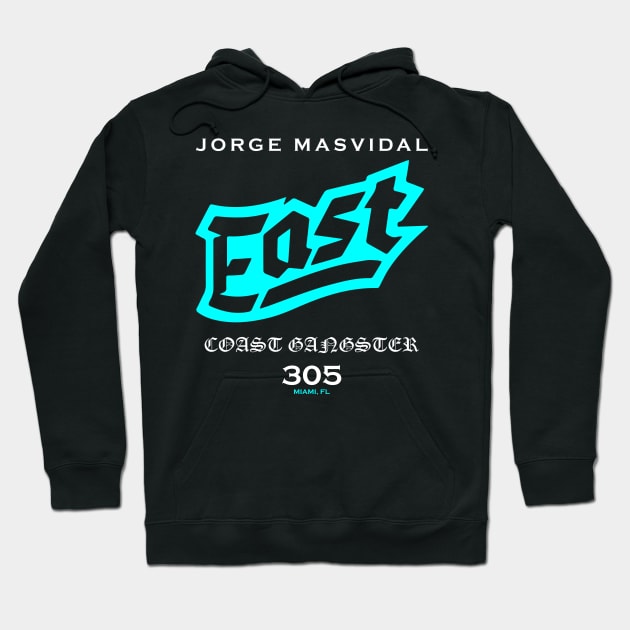 Jorge Masvidal East Coast Gangster Hoodie by SavageRootsMMA